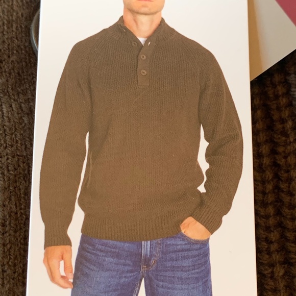 Eddie Bauer Other - Eddie Bauer Men’s Quarter Button Sweater XL